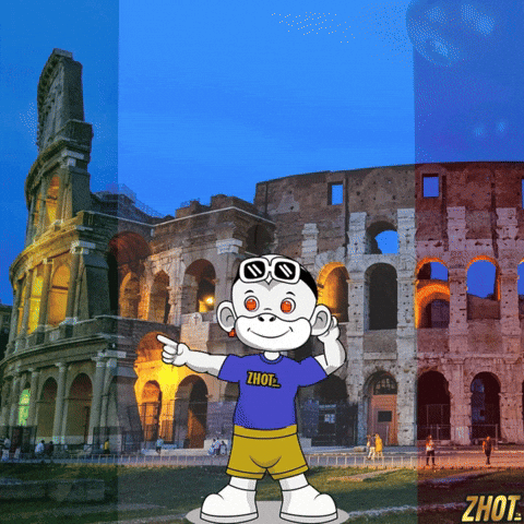 Colosseum Italy GIF by Zhot