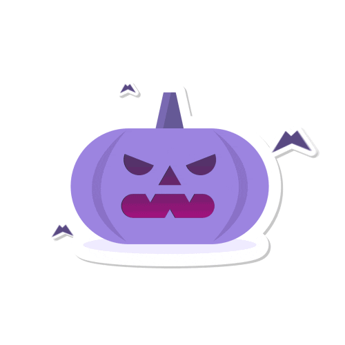Halloween Pumpkin Sticker by Spike | Email the way you chat