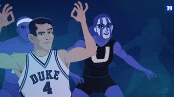 Duke Blue Devils Animation GIF by Duke Men's Basketball