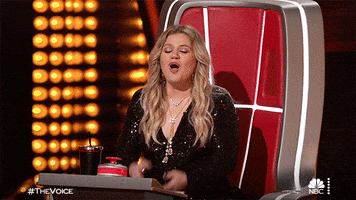 Excited Kelly Clarkson GIF by The Voice