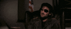 studiocanal-uk kurt russell eye patch escape from new york call me snake GIF