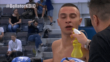 Water Drink Up GIF by Bellator