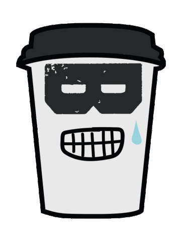 Coffeecup Sticker by Bandido Coffee