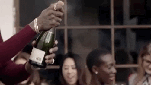 Image result for champagne  gif