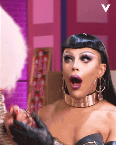 Shocked Rupauls Drag Race GIF by Videoland