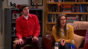 Shocked Season 7 GIF by The Big Bang Theory