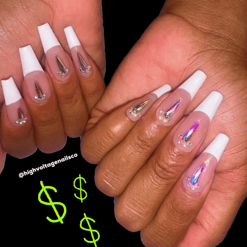 High Voltage Nails GIF