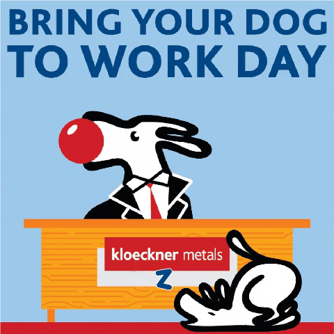 I Love Dogs Dog GIF by Kloeckner Metals