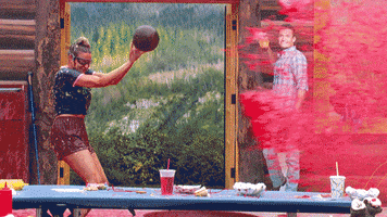 Food Fight Paint GIF by Big Brother