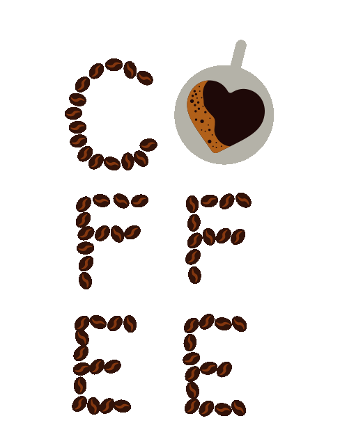 Coffee Cafe Sticker by TRES