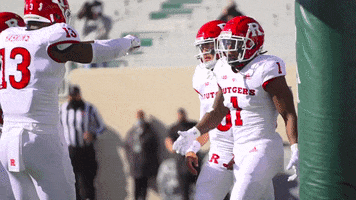 Celebration Touchdown GIF by Rutgers Football
