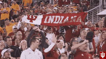 Football Flag GIF by Indiana Hoosiers