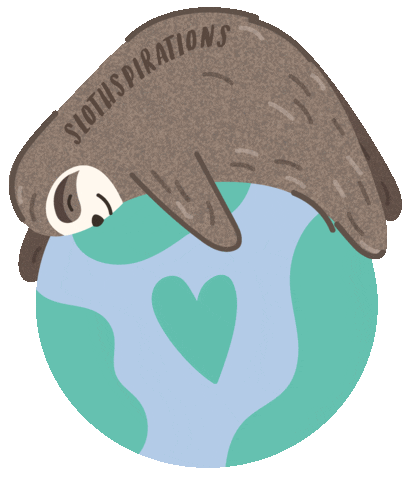 Heart World Sticker by Slothspirations