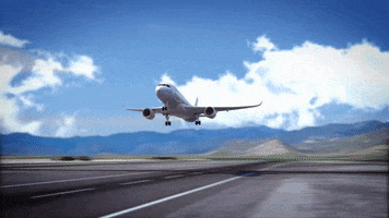 Airplane Landing GIF by Safran