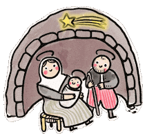 Reyes Magos Christmas Sticker