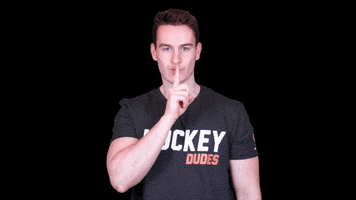 Celebration Silence GIF by HOCKEY DUDES