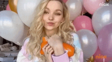Dove Cameron Blow Kiss GIF by Kids' Choice Awards