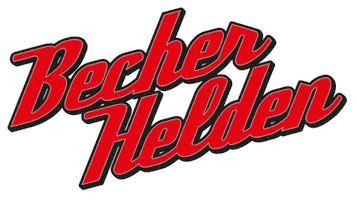 Logo Hero Sticker by Becherhelden Beerpong