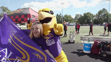 Flag Mascot GIF by Wilfrid Laurier University