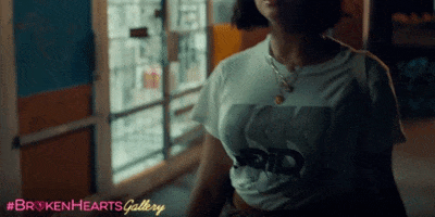 Shocked Romantic Comedy GIF by The Broken Hearts Gallery