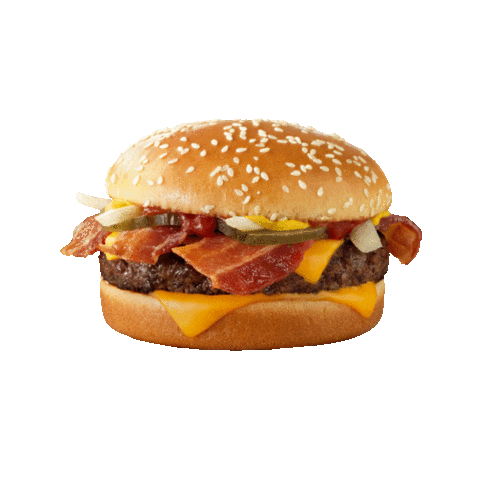 Fan Club Burger Sticker by McDonalds for iOS & Android | GIPHY