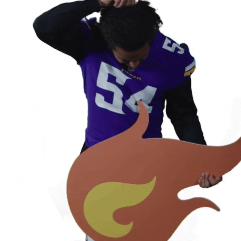 Eric Kendricks Hair Flip GIF by Minnesota Vikings
