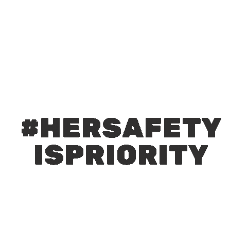 Her Safety Is Priority Sticker by Women4Biodiversity