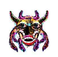 Puerto Rico Vejigante Sticker by MOYOGASH