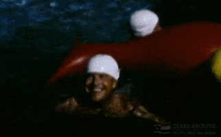 Pool Party Hello GIF by Texas Archive of the Moving Image