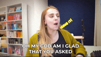 Ask Me Thank You GIF by HannahWitton