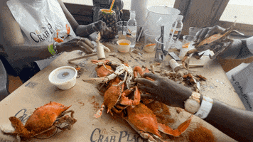 Restaurant Seafood GIF by The Crab Place