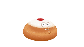 Donut Hanukkah Sticker by Srutonim