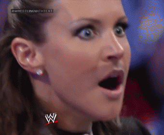  wwe shocked wrestlemania stephanie mcmahon GIF