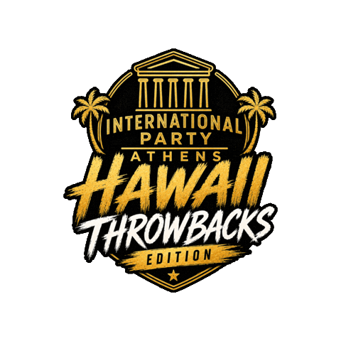 Party Hawaii Sticker by Internationallifeathens