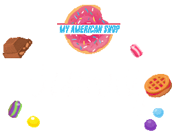 My American Shop Sticker