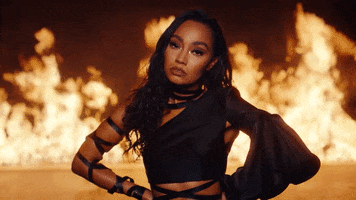 Fire Confetti GIF by Little Mix