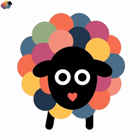 Sheep Love GIF by ColorSheep