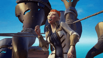 Rick Astley Pirate GIF by Sea of Thieves