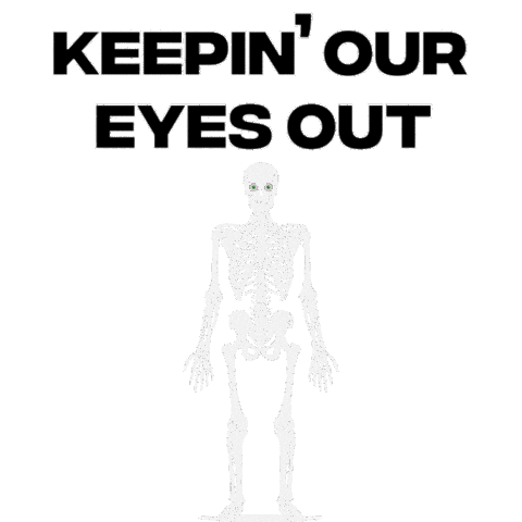 Halloween Skeleton Sticker by Fitz and the Tantrums