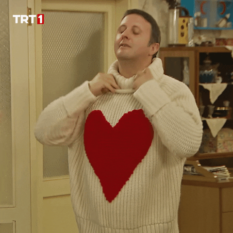 I Love You Heart GIF by TRT