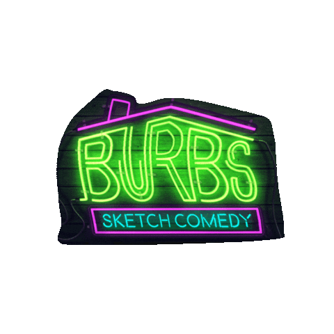 Burbs Logo Sticker by The Burbs Comedy