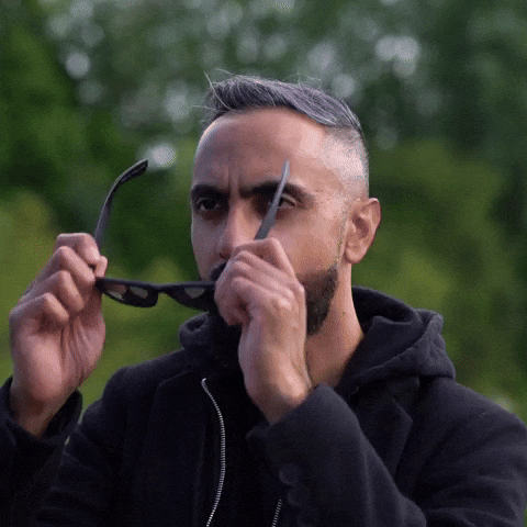 Sunglasses Burn GIF by SuperSaf