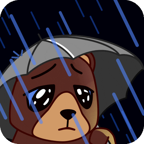 Feeling Down Teddy Bear GIF by steady teddys