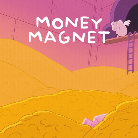 Pay Day Money GIF by PositivelyPigasus