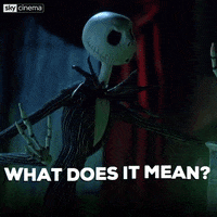 confused nightmare before christmas GIF by Sky