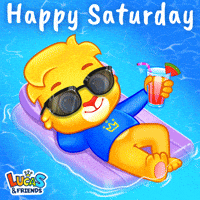 Happy Saturday Morning GIF by Lucas and Friends by RV AppStudios Happy Saturday Morning GIF by Lucas and Friends by RV AppStudios