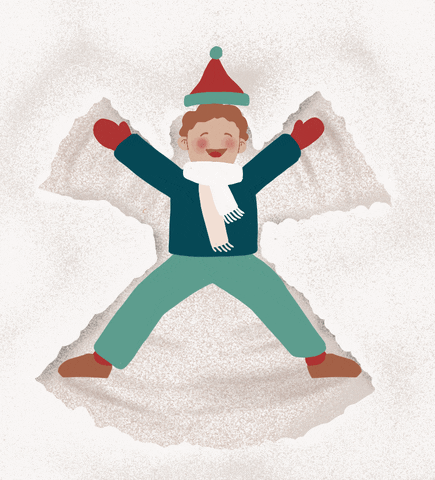 Merry Christmas Fun GIF by Friederike Olsson - Illustration