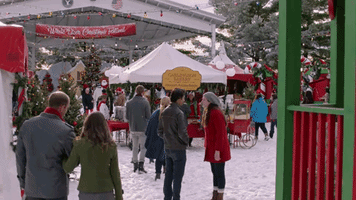 heart of television snow GIF by Hallmark Channel