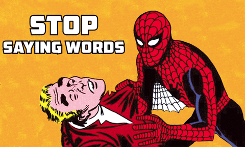 Stop Saying Words Shut Up GIF by Leroy Patterson