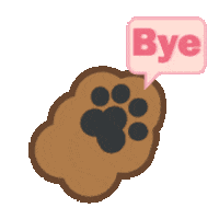 Paw Poodle Sticker